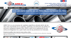 Desktop Screenshot of amex-sa.com.ar